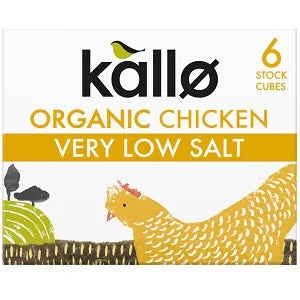 Kallo Very Low Salt Organic Chicken Stock Cubes 48g