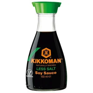 Kikkoman Naturally Brewed Less Salt Soy Sauce 150ml