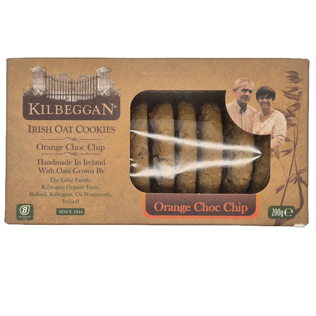 Kilbeggan Irish Oat Cookies Orange Choc Chip 200g
