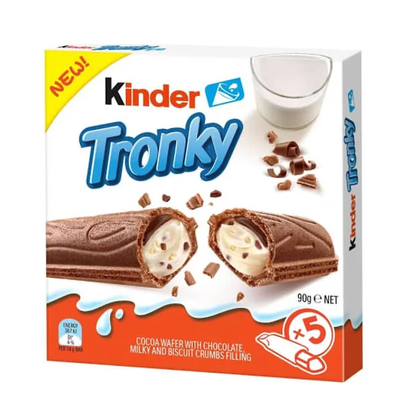 Kinder Tronky Biscuit Bars Multipack 5 Pack 90g