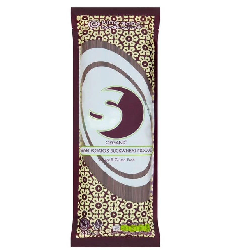 King Soba Noodle culture Organic Buckwheat & Sweet Potato Noodles Wheat & Gluten Free 250g
