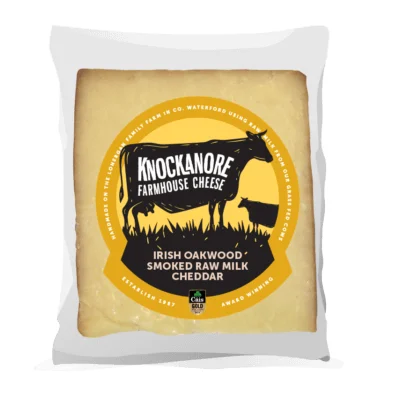 Knockanore Oakwood Smoked Irish Farmhouse Cheddar 150g