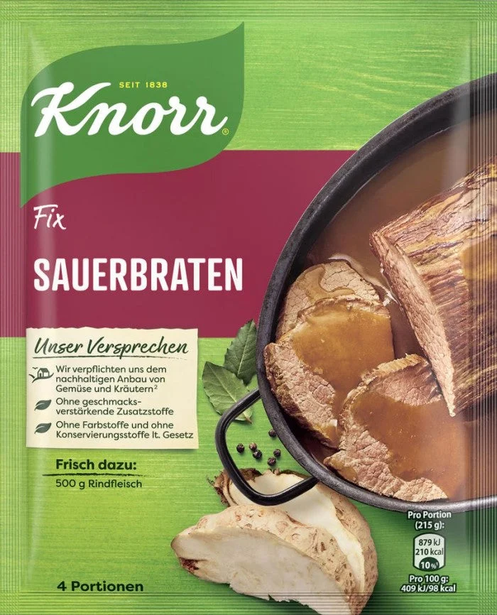 Knorr Fix für Sauerbraten 37g / 1.3 oz. NET. WT.