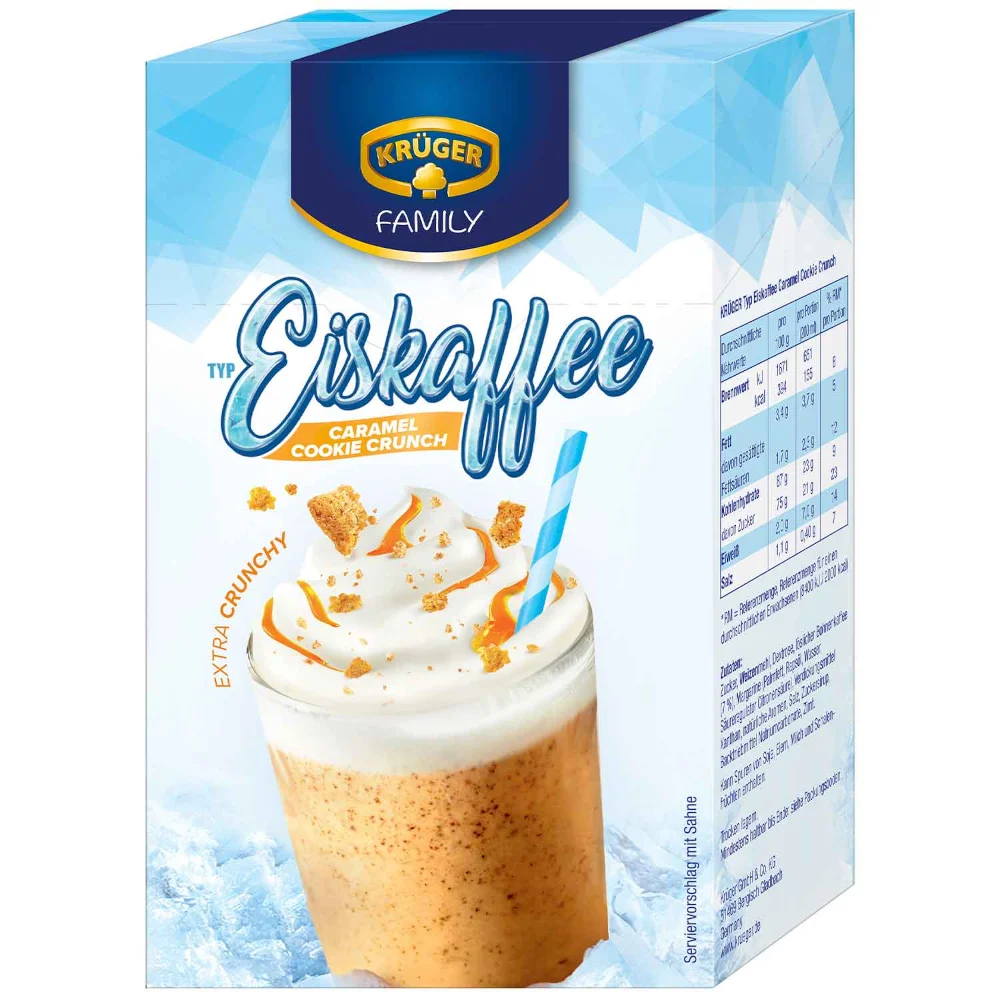 KRÜGER FAMILY Typ Eiskaffee Caramel Cookie Crunch 10er