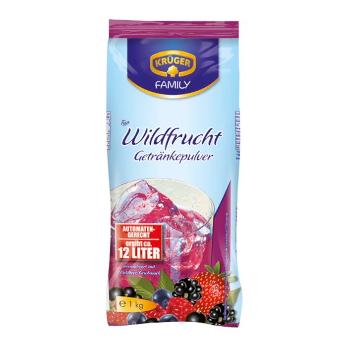 KRÜGER FAMILY Getränkepulver Wildfrucht 1kg / 2.2lbs