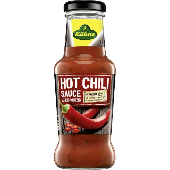Kühne Gourmet Sauce Hot Chili scharf-würzig 250ml / 8.45 fl. oz.