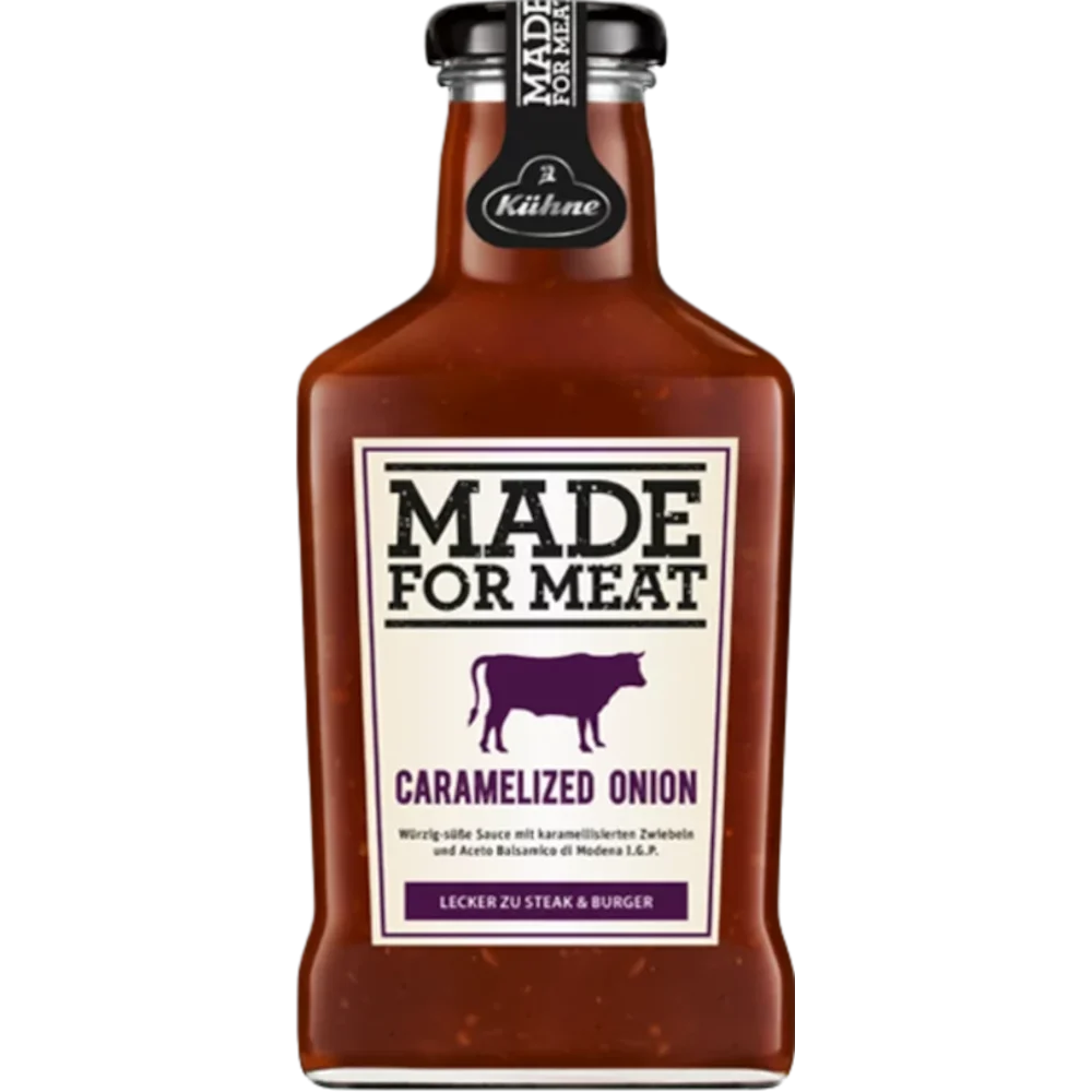 Kühne Made for Meat Caramelized Onion BBQ Sauce 375ml / 13.22 fl. oz.