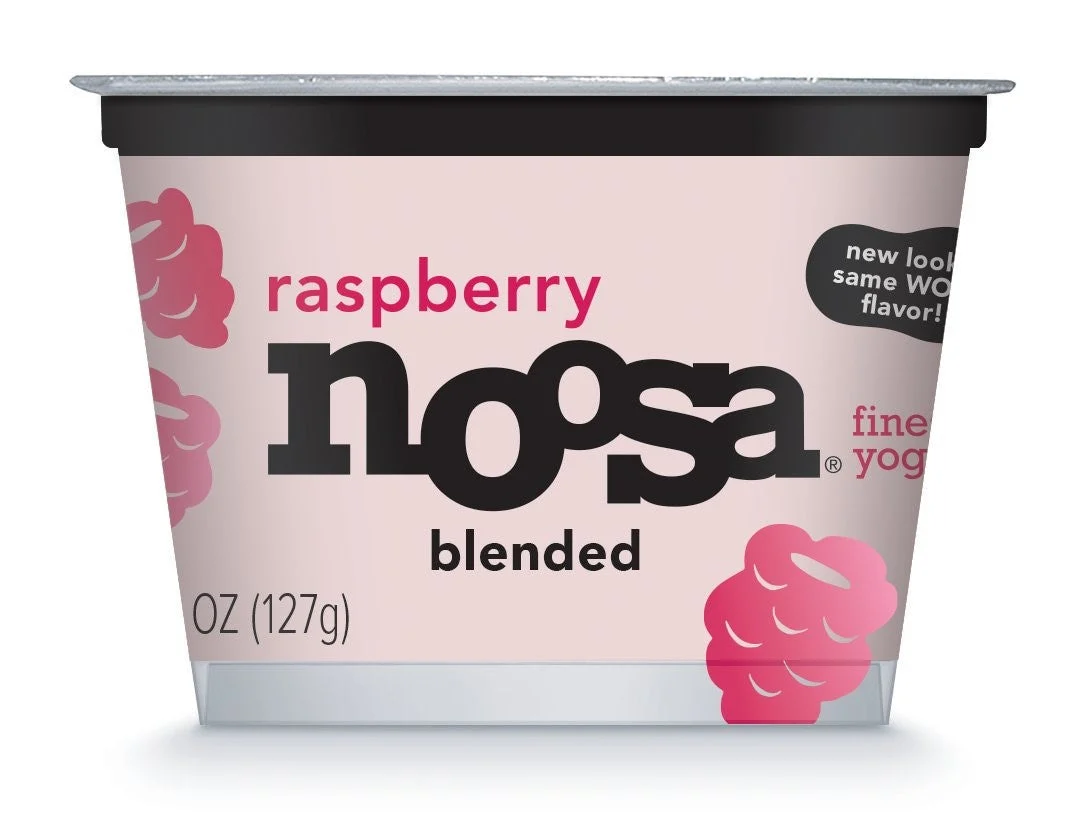 Noosa Yoghurt Raspberry 4.5 Ounce Size - 6 Per Case.