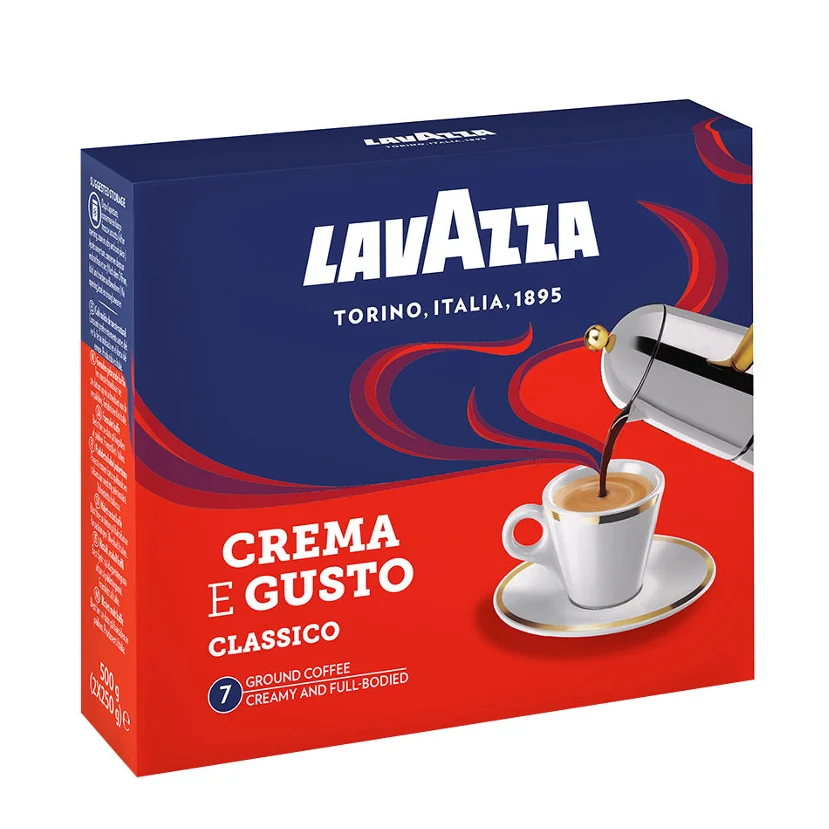 LavAzza Crema E Gusto Classico Ground Coffee 2 x 250g