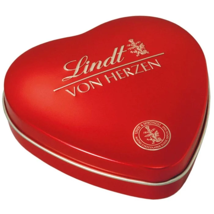 Lindt von Herzen Pralinen in der Herzdose 30g