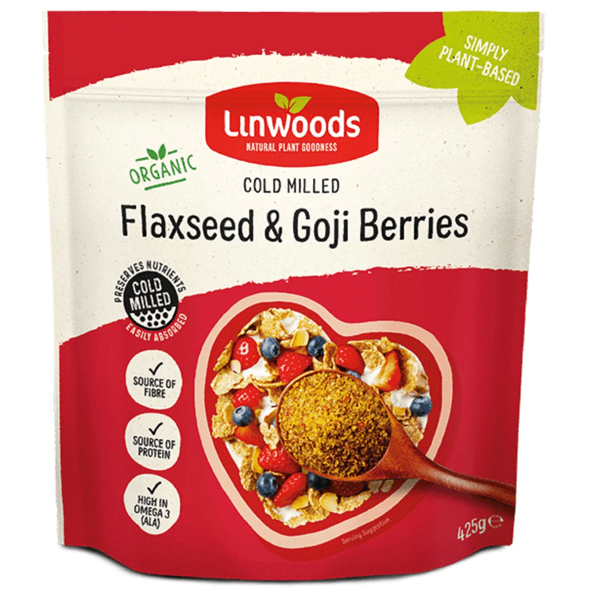 Linwoods Cold Milled Flaxseed & Goji Berries 425g