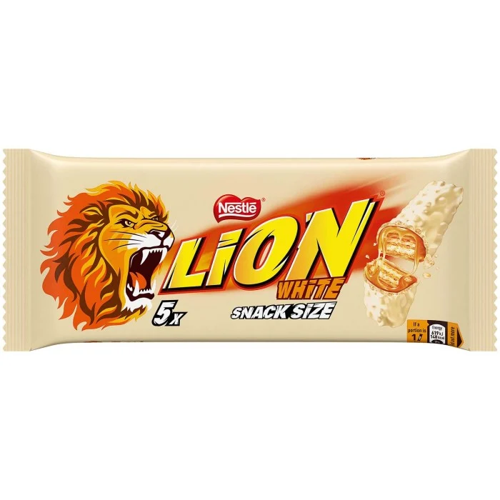 Nestlé Lion white Schoko-Riegel 5 Stück 150g