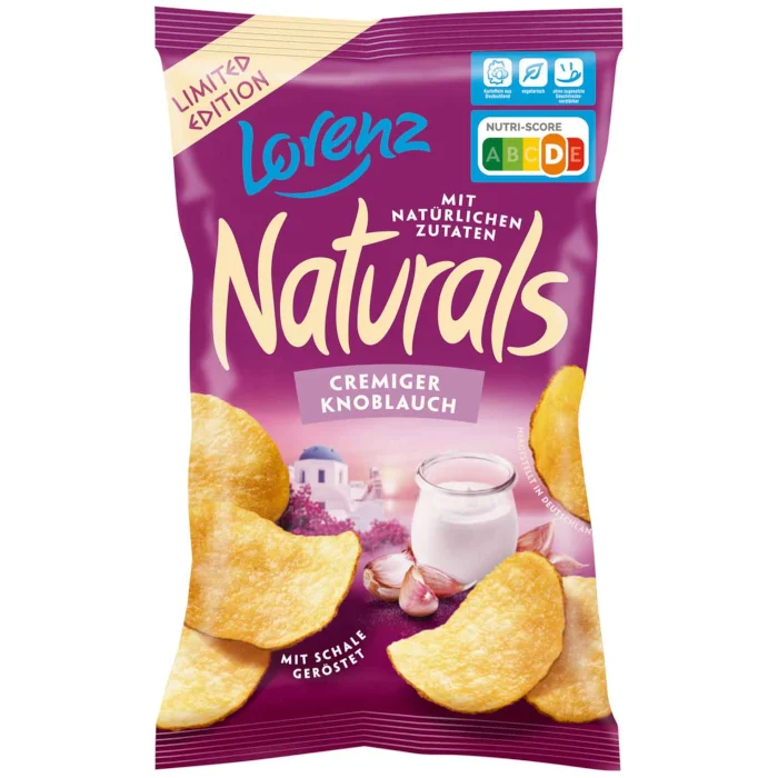 Lorenz Naturals Chips Cremiger Knoblauch Limited Edition 95g / 3.35oz