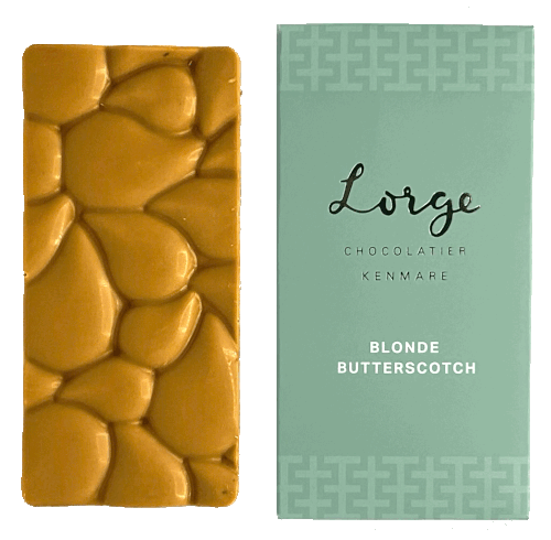 Lorge Chocolates White Chocolate & Butterscotch Bar 100g