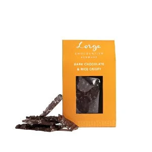 Lorge Chocolatier Dark Chocolate Rice Crispy Brittle 150g