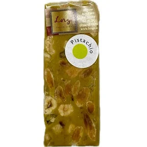 Lorge Chocolatier Pistachio Nougat Bar 50g