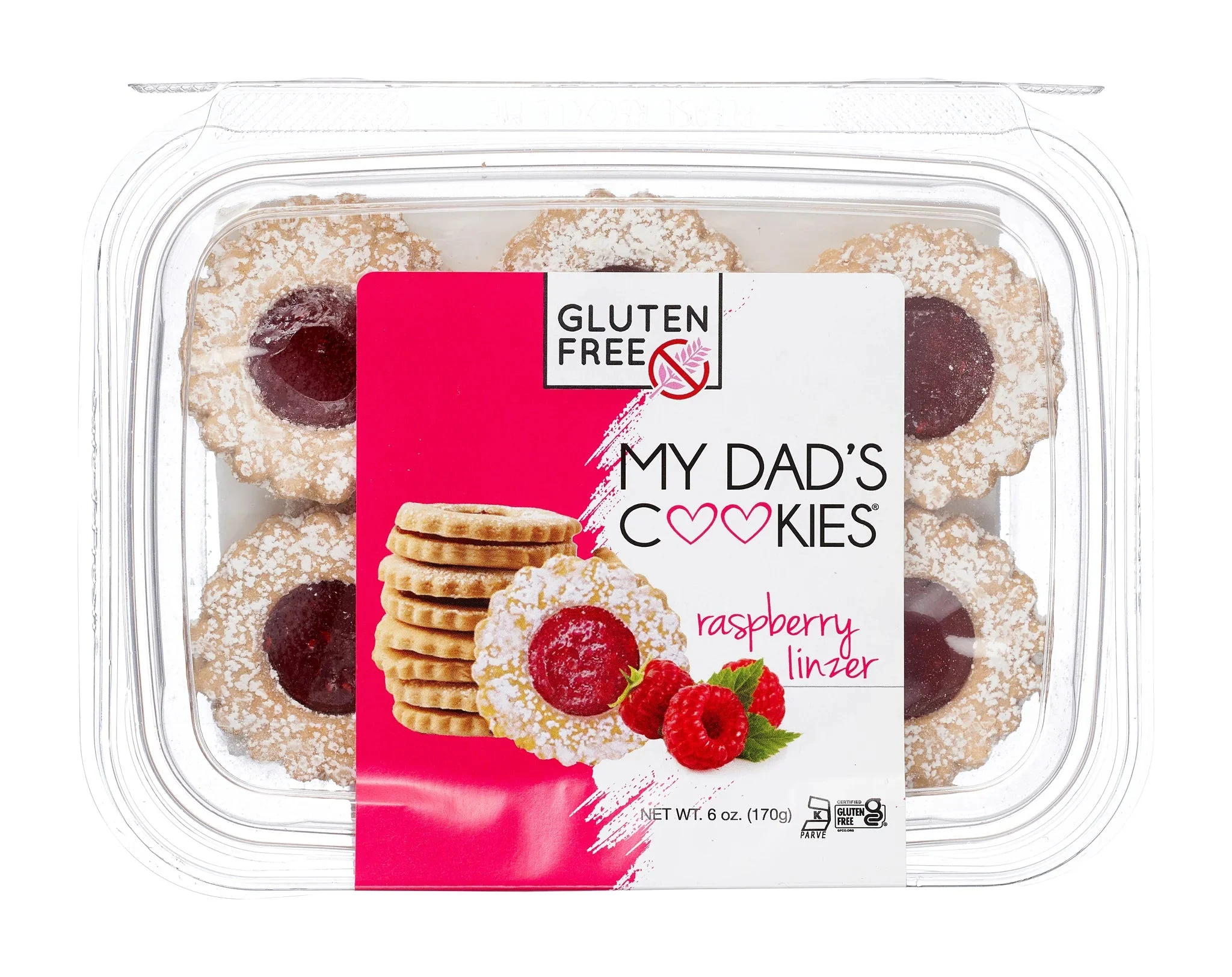 My Dad's Gluten Free Raspberry Linzer Cookies