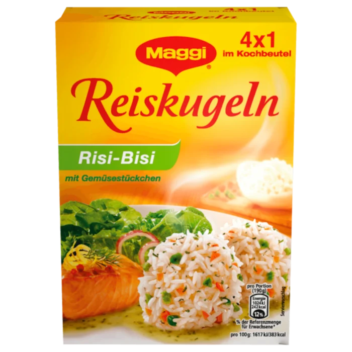 Maggi Reiskugeln im Kochbeutel Risi-Bisi 125g / 4.4oz