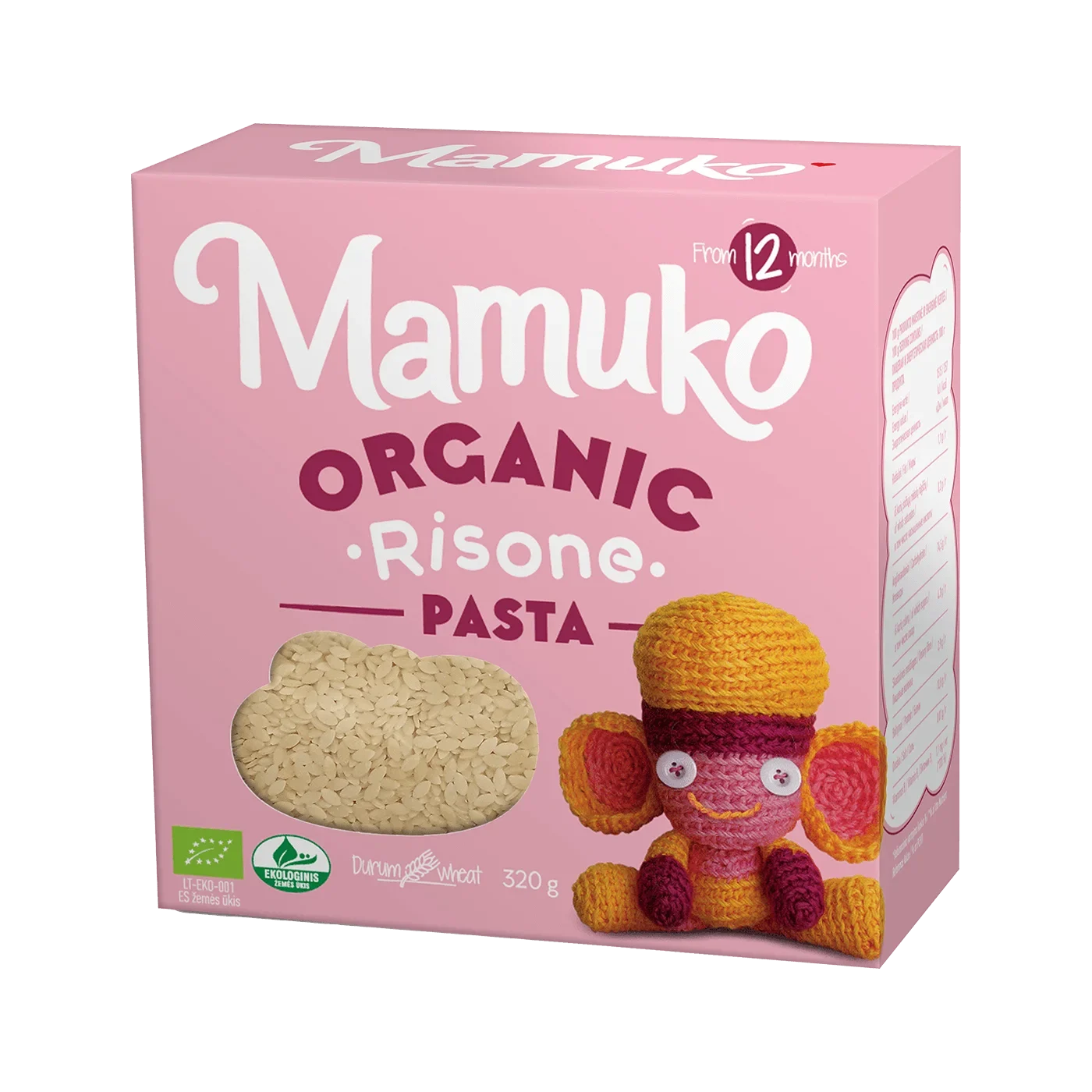 MAMUKO Organic Risone Pasta 320g/10pack