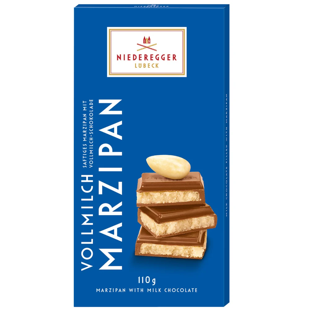 Niederegger Marzipan Schokoladentafel Classic Vollmilch 110g// MHD: 04/05/2026
