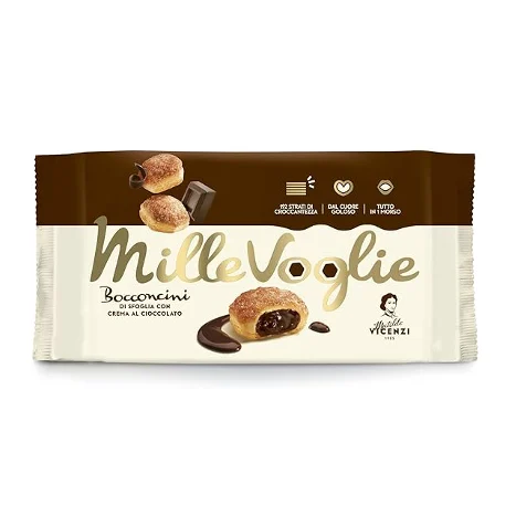 Vicenzi Bocconcini Filled with Cacao Cream 100g