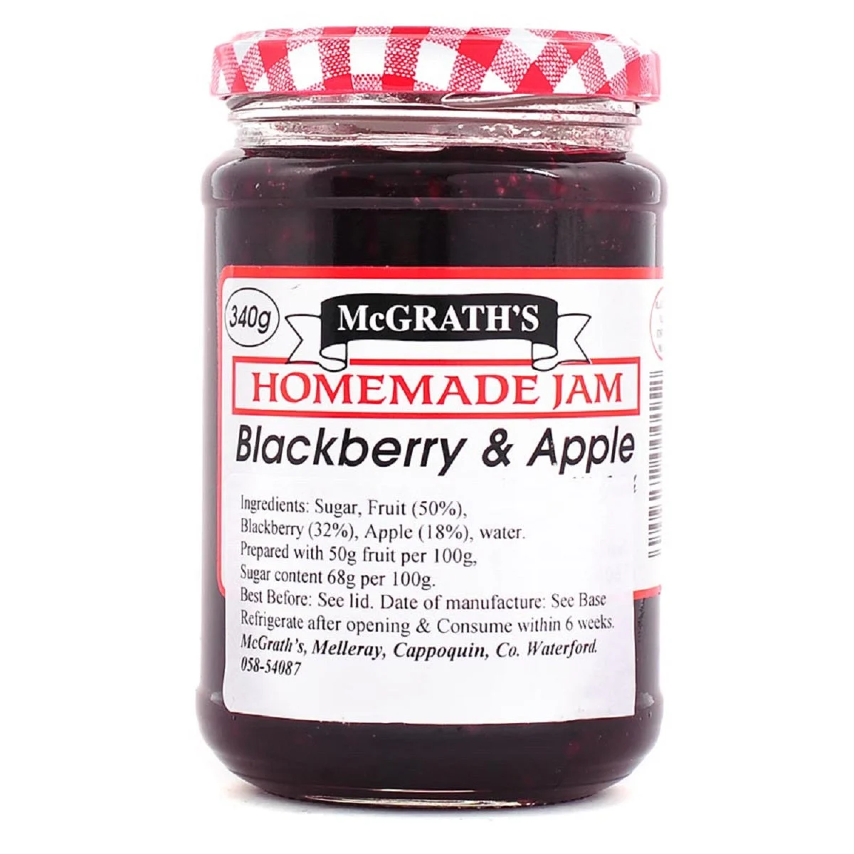 McGrath's Blackberry & Apple Jam 340g
