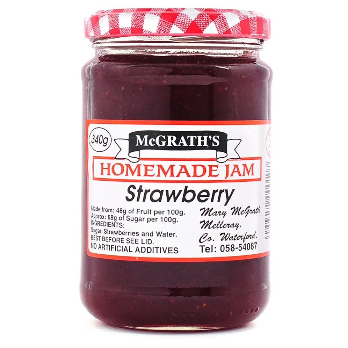 McGrath's Homemade Strawberry Jam 340g