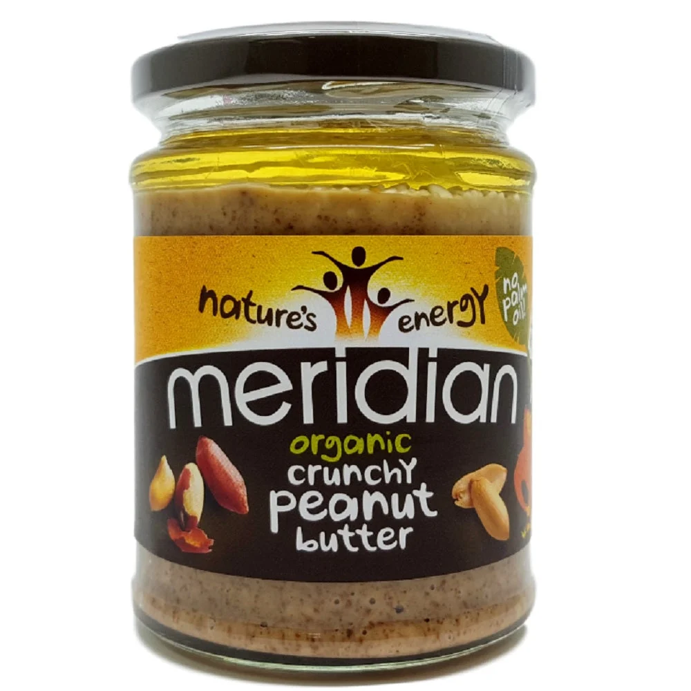 Meridian Organic Crunchy Peanut Butter 280g