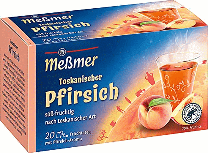 Meßmer Ländertee Toskanischer Pfirsich 20 Teebeutel