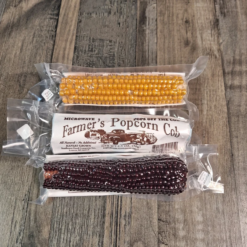 Farmer's Microwave Popcorn Cob