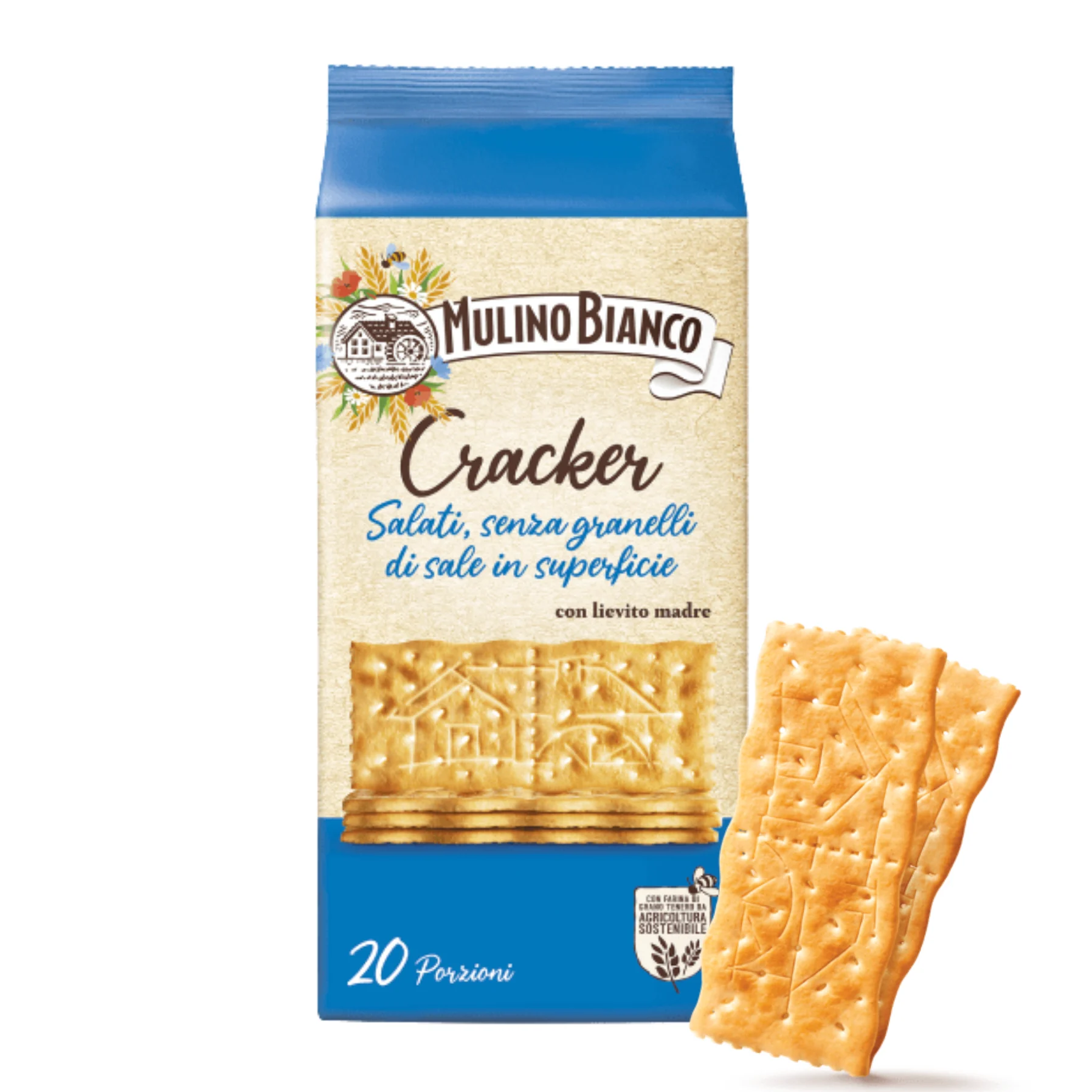 Mulino Bianco Non Salted Crackers 500g