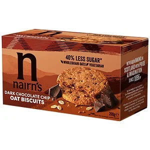 Nairn's Divine Dark Chocolate Chip Oat Biscuits 200g