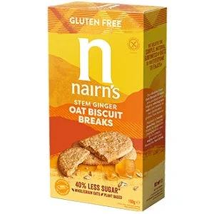 Nairn's Stem Ginger Oat Biscuit Breaks 160g