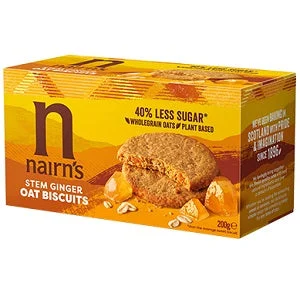 Nairn's Stem Ginger Oat Biscuits 200g