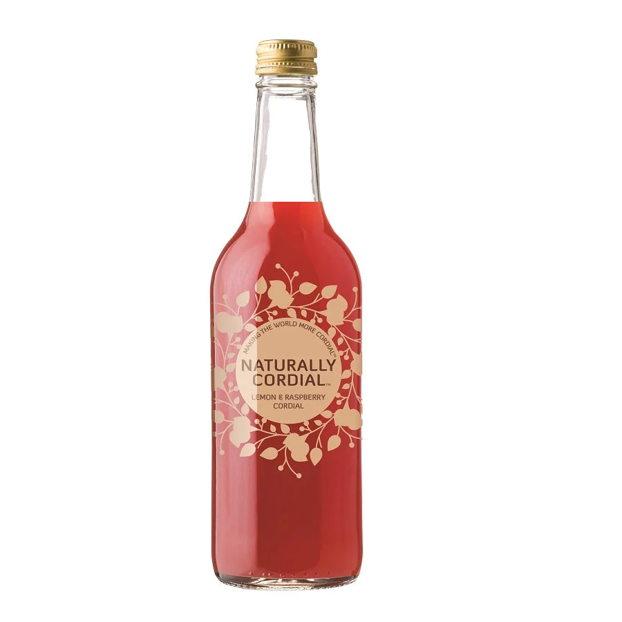 Naturally Cordial Lemon & Raspberry Cordial 500ml
