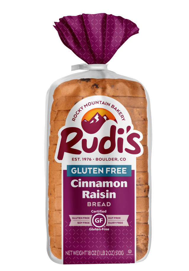 Rudis Gluten Free Cinnamon Raisin Bread