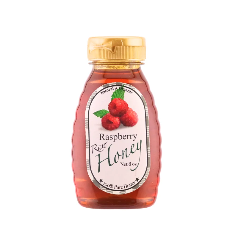Raspberry Infused Raw Honey