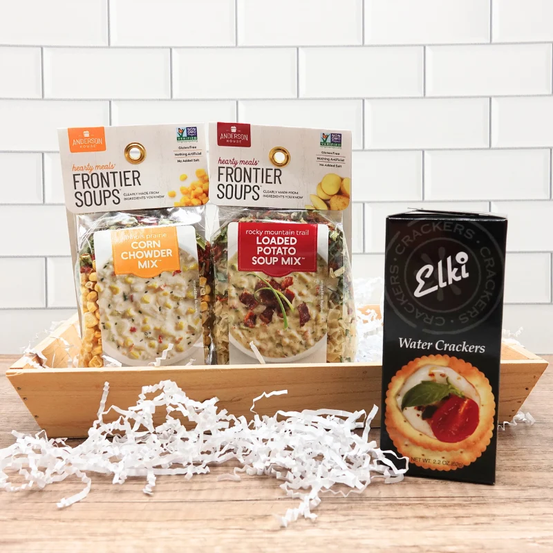Corn Chowder & Loaded Potato Soup Mix Gift Tray