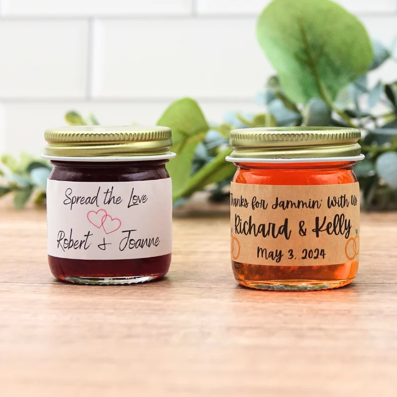 "Custom Label" 1.5oz Mini Jar