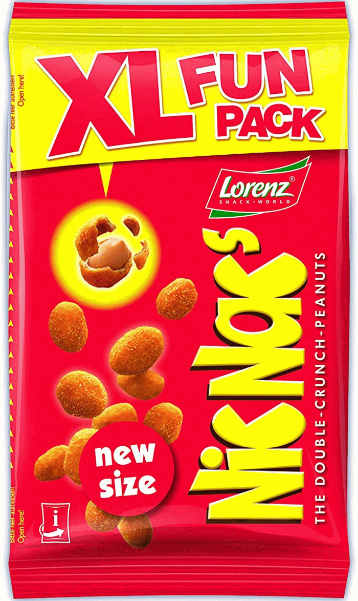 Lorenz NicNac´s XL Fun Pack Erdnüsse in knuspriger Teighülle 180g