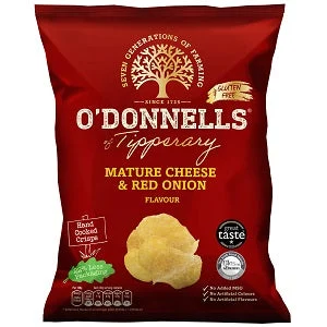 O'Donnells Mature Cheese & Red Onion Flavour 125g