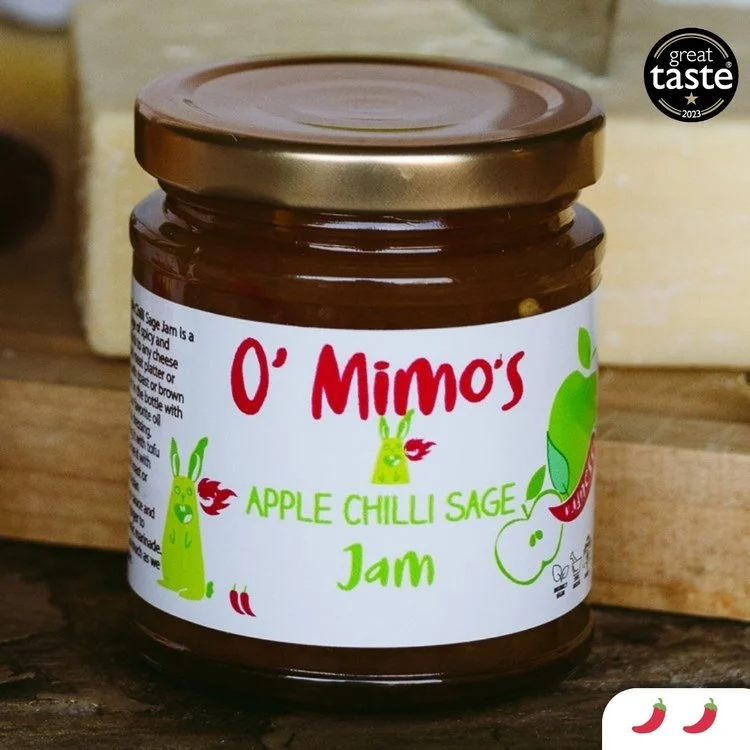 O' Mimo's Apple Chilli Sage Jam 190g