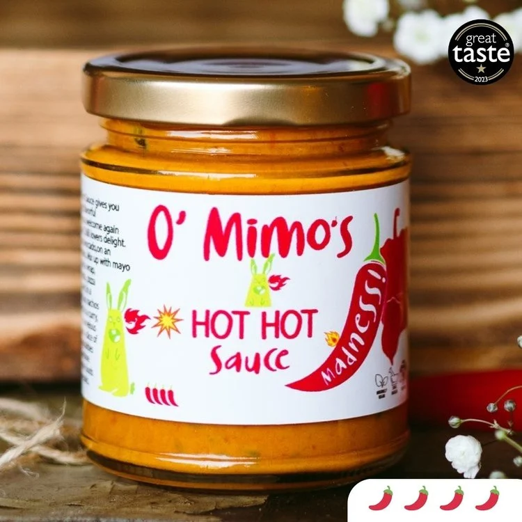 O' Mimo's Hot Hot Sauce 190g