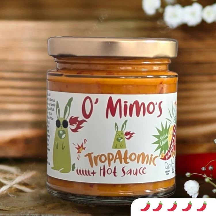 O' Mimo's Tropatomic Hot Sauce 190g