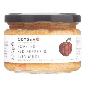 Odysea Roasted Red Pepper & Feta Meze 220g