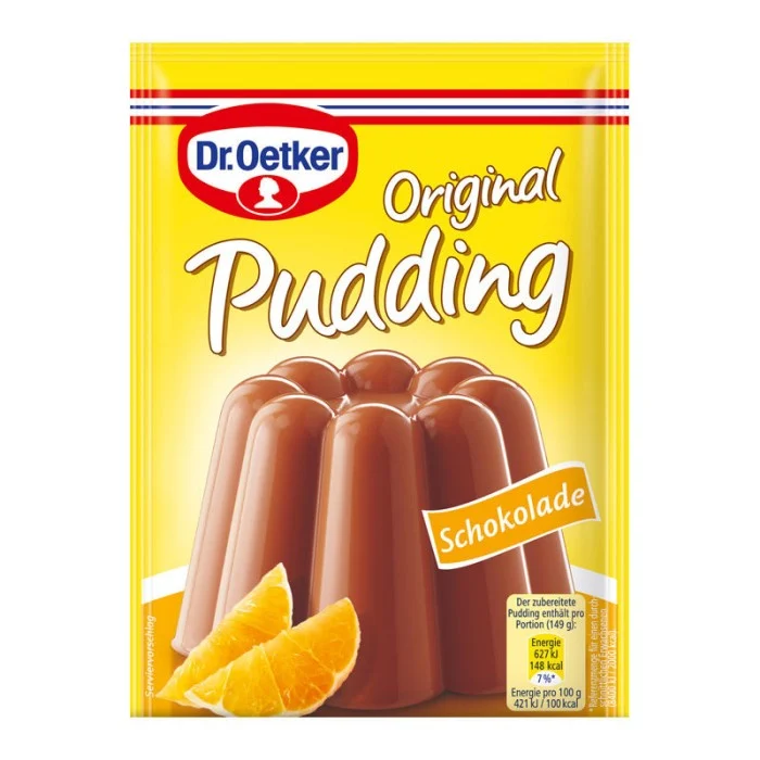 Dr. Oetker Original Puddingpulver "Schokolade" 2er Pack