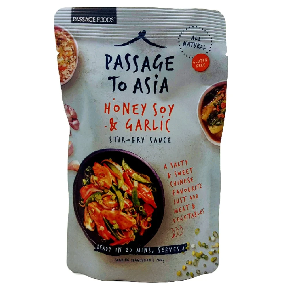 Passage To Asia Honey Soy & Garlic Stir-Fry Sauce 200g