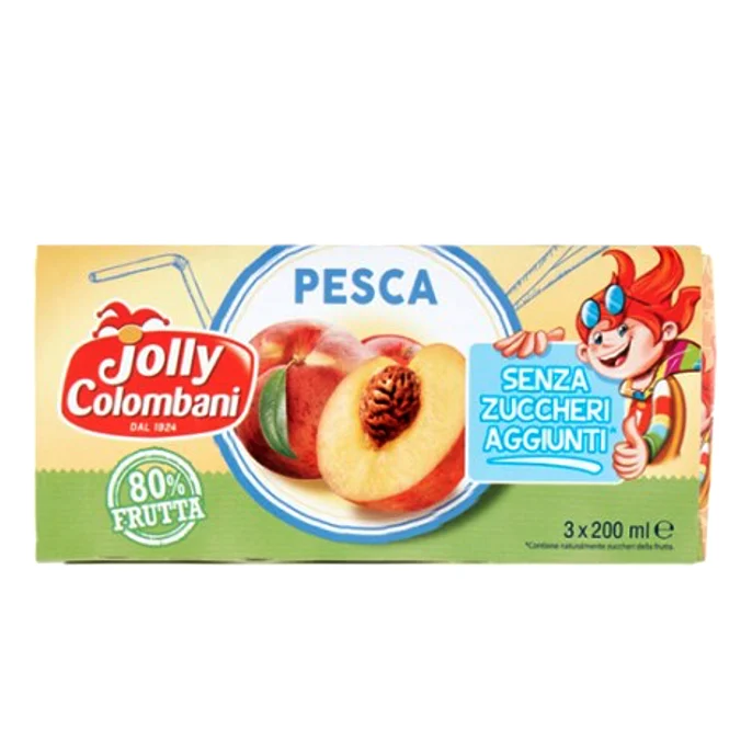 Jolly Colombani Peach Juice 3x200ml
