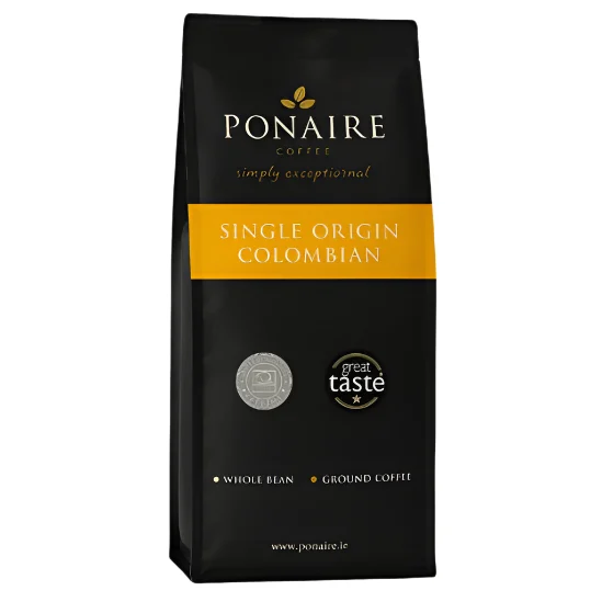 Ponaire Coffee Single Origin Colombian Ground Bean 250g