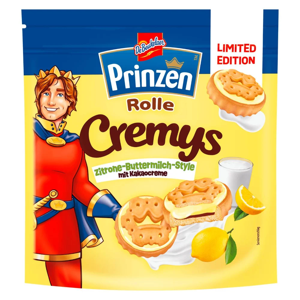 DeBeukelaer Prinzen Rolle Cremys Zitrone-Buttermilch 172g / 6.06oz